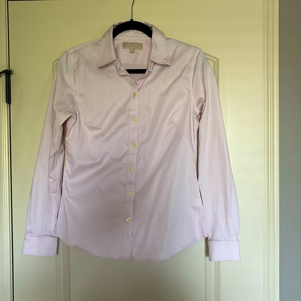 Banana Republic Pink Button Down Shirt